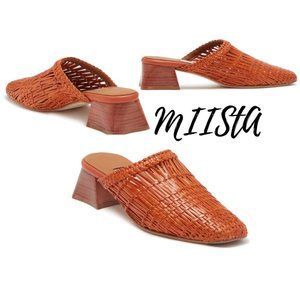 MIISTA Araxie Woven leather Mule, NEW IN BOX